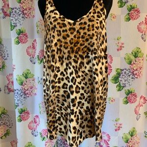 Leopard Print Sleeveless Top